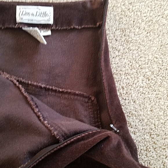Brown long skirt 14p Live A Little - Picture 5 of 5